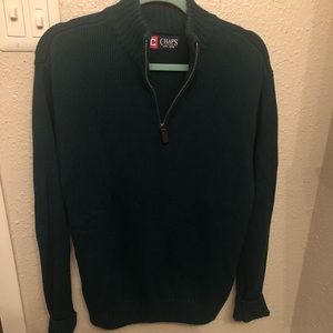 Green Men’s knit pullover sweater